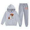 Kids Hoodie and Sweatpants Set Halloween Printed Outfit Lightweight Pullover Hooded Top and Elastic Waist Bottoms for Boys and Girls
