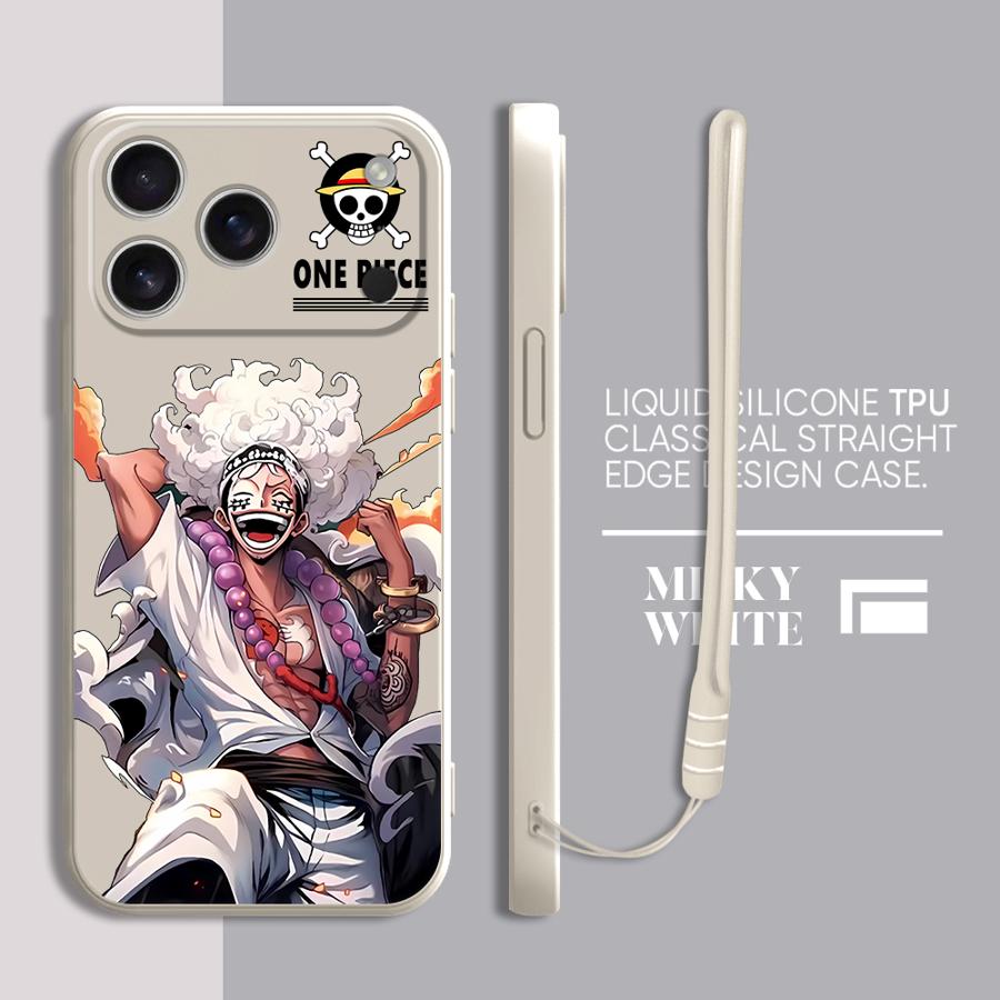 One Piece Cartoon Cute Phone Cover Case for Apple iPhone 17 Pro Max 11 7 8 XS XR 12 Plus 16 Air 15 13 Mini