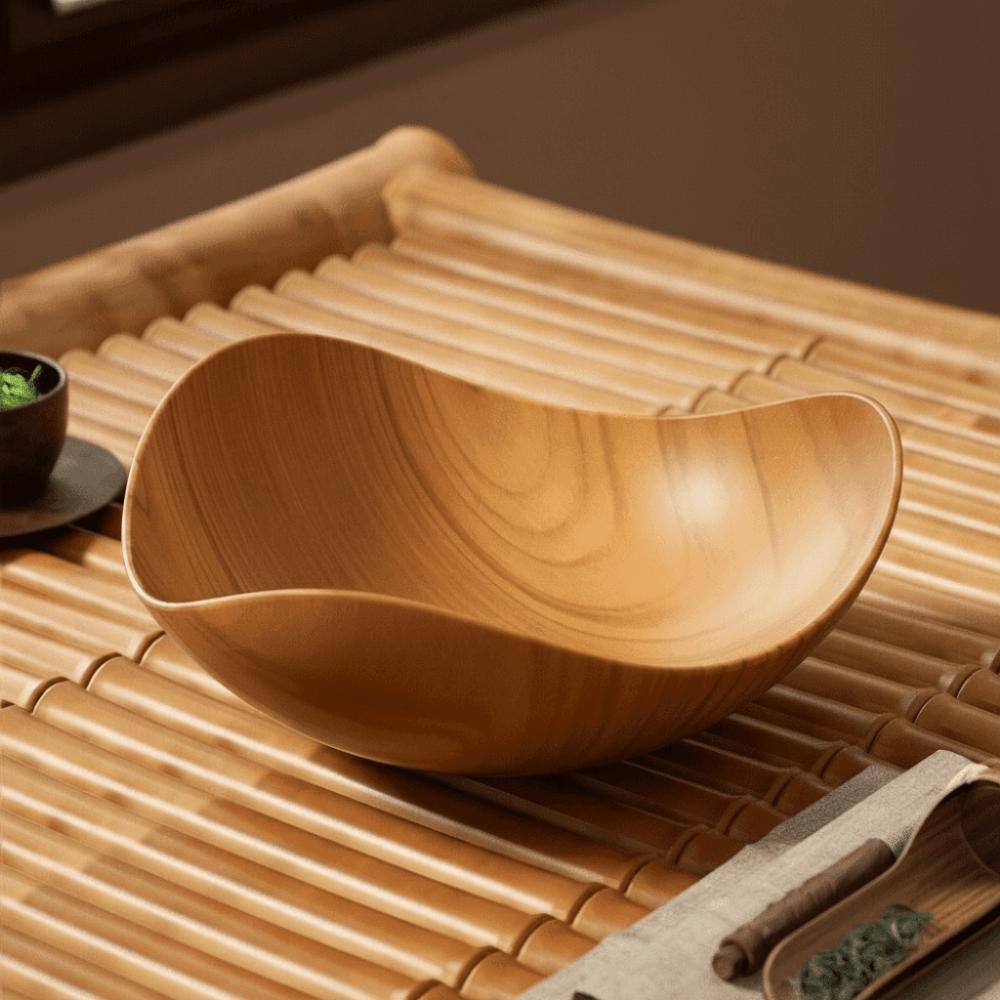 3pcs/set Large Capacity Dining Plate Japanese Style Snack Plate Dessert Tray  Desktop Display