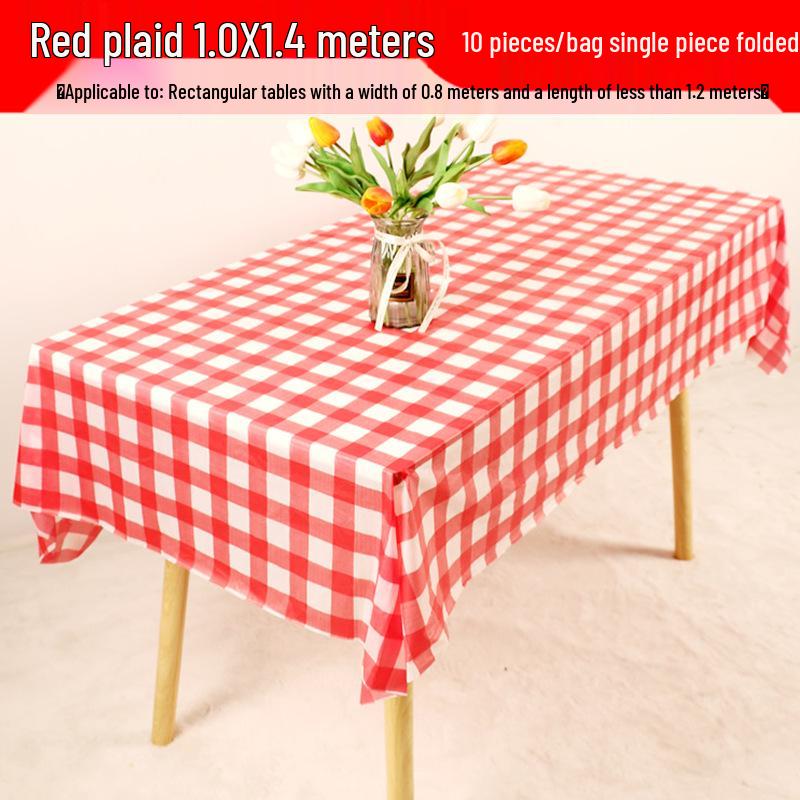 Waterproof Floral Print Tablecloth - Fresh, Rectangular Disposable Cover for Kindergarten Parties