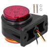 12‑24V LED Side Marker Red Yellow Dual Color Sidelight IP65 Waterproof Universal for Car Truck Trailer