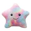 Star-Shaped Pillow Pink Ombre LED Velour Cushion 40X35 Cm