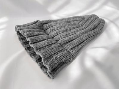 Women's and Men's Diagonal Bone Beanie Autumn Winter Plain Hat