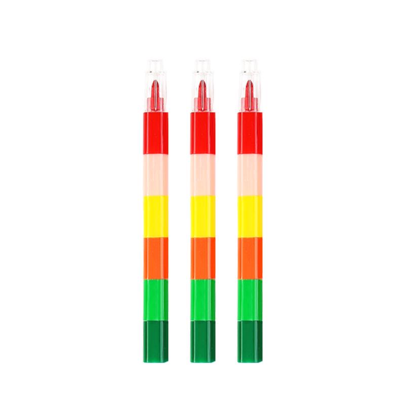 

12-Color Splicing Crayons, 8-Color Oil Pastels, & 6-Color Doodle Crayons Available
