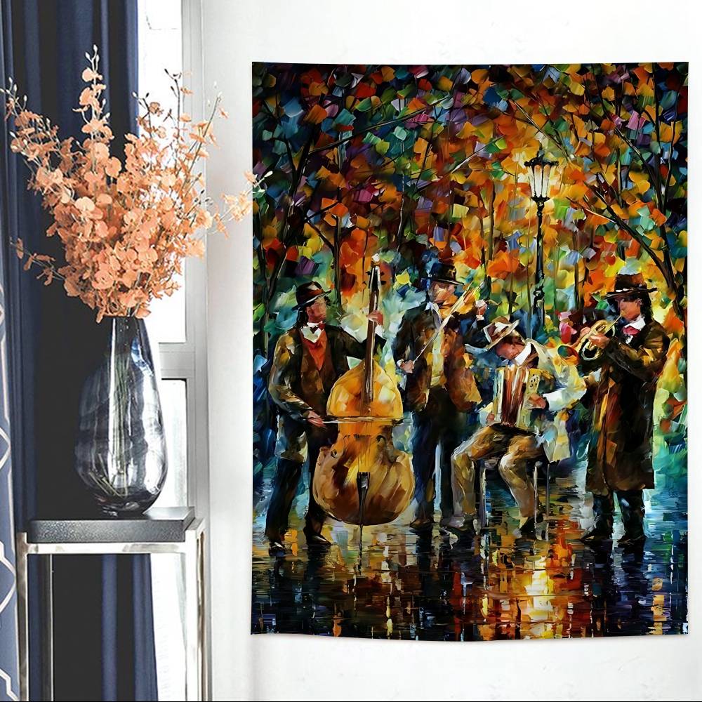 LLeonid Oil AAfremov Painting DIY Wall Tapestry Hanging Tarot Hippie Wall Rugs Dorm Home Decor