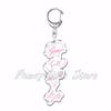 Hot Popular Korean Fashion Kpop Girls Band Keychain for Women Man Bag Accessories Bag Key Chain Ring Keychains Jewelry Fans Gift