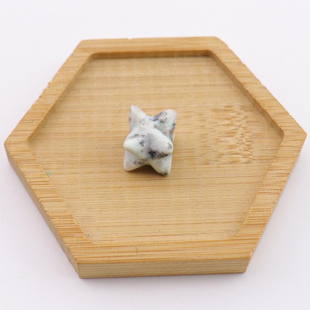 Crystal Merkaba Star Ornament - 13mm Hexagram Design