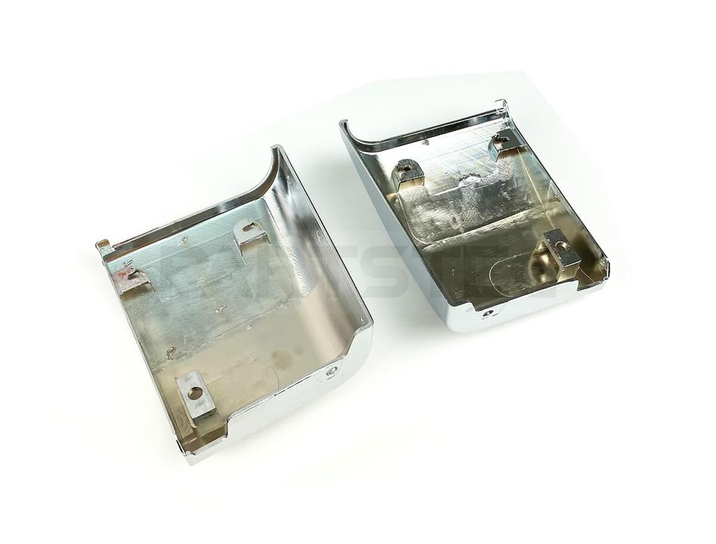 MOTOR POWER Chrome Rear Fender Covers for Isuzu 07 Forward Left and Right Set July 2007 Onwards Part Number (Bedless Vehicles) - (Standard/Wide) - -