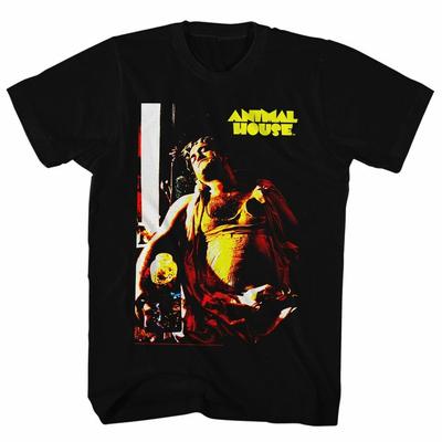 Animal House Schwarzes Erwachsenen-T-Shirt
