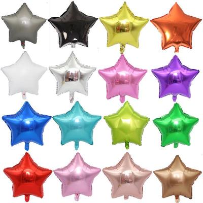 18" Five-Pointed Star Aluminum Foil Balloons - Wedding Party Decoration