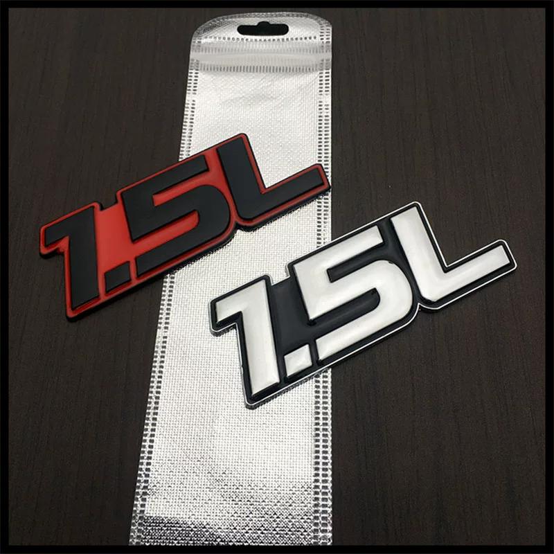 Car displacement tail label 1.8L2.3L2.4L3.0L4.0L5.7L metal displacement car sticker, body sticker