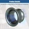 X AUTOHAUX 55mm 2.17" Velocity Stack Motorcycle Carburetor Air Filter Cab Funnel Trumpet Air