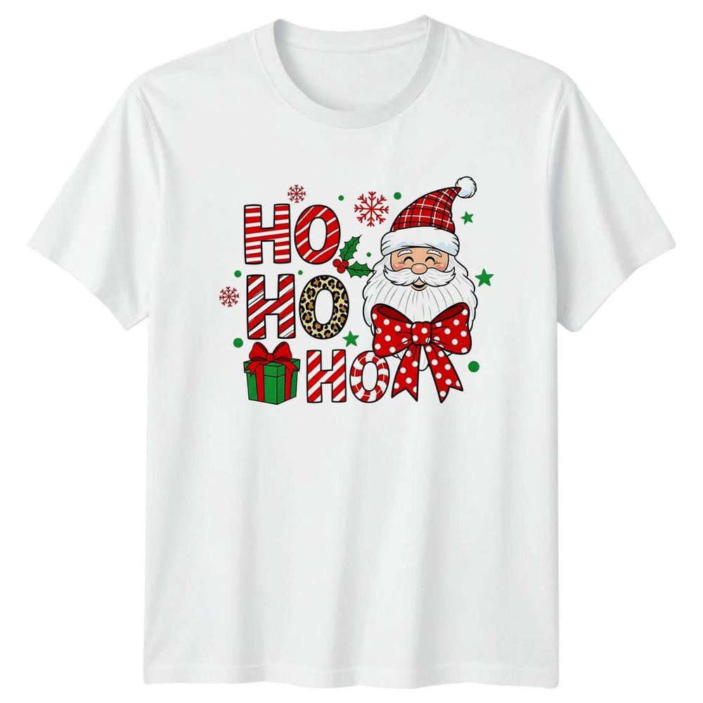 Santa Ho Ho Ho Christmas Holidays Unisexs Unisexs Graphic Tee S