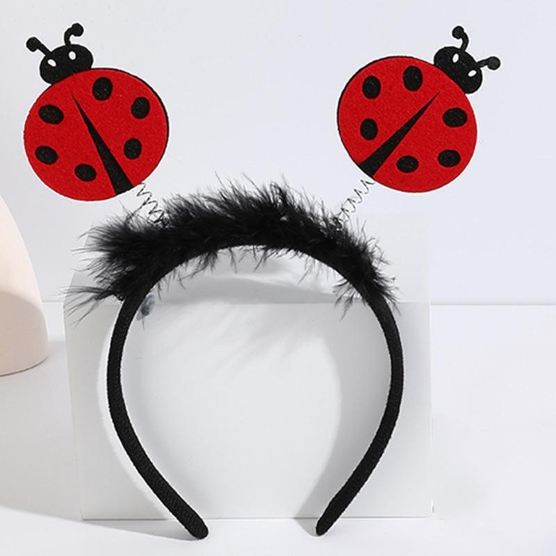 Lady Bugs Costume Accessories,Lady Bugs Costume Lady Bugs Glasses Lady Bugs Headband Fairys Wand for Halloween Dress up Cosplay