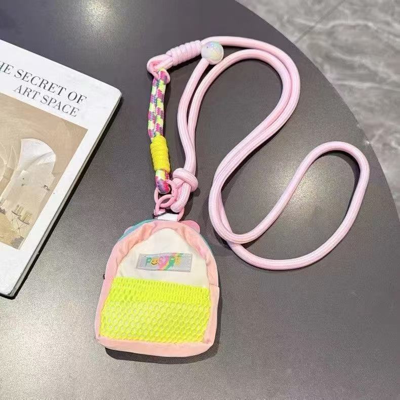 Phone Lanyard With Coin Purse Pendant For Outdoor Hiking And Travel