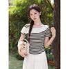 French Style Slimming Short Sleeve T-Shirt