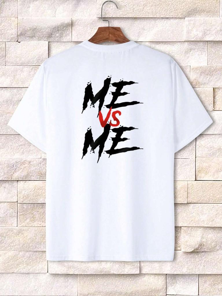 Já vs Já Pánské Bavlněné Tričko Luxusní Značka Móda Nadměrná Velikost Top Ležérní Krátký Rukáv Streetwear Klasický Potisk Novinka Tričko S-4XL