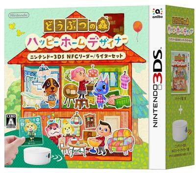 Animal Happy Home Designer Nintendo 3DS NFC Set Crossing Reader/Writer