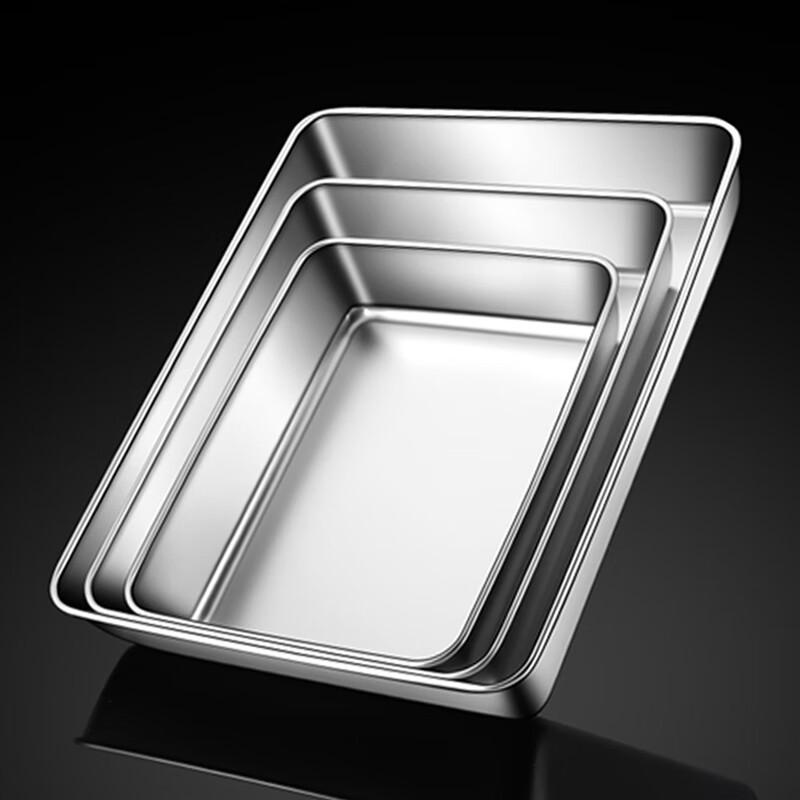 Stainless Steel Rectangular Serving Tray