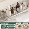 Stainless Steel Cosmetic Storage Stand Anti-rust Kitchen Sink Storage Rack  Bathroom