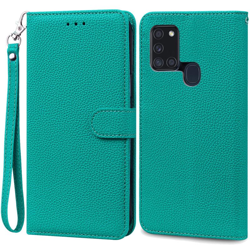 Pouzdro A21S pro Samsung Galaxy A21S Pouzdro Peněženka Kožené flipové pouzdro pro Samsung A21S Pouzdro A 21s A217F Měkký silikonový kryt Fundas