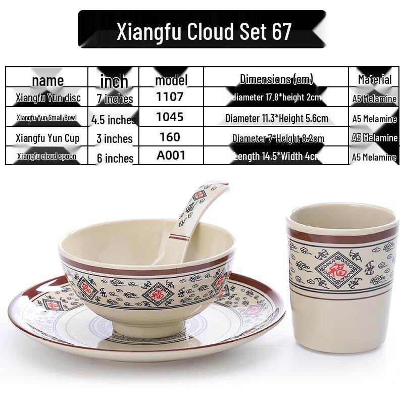 Melamine Tableware Set
