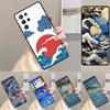 Japanese Pub Wave Anime Art Silicone Phone Case For Samsung Galaxy Note 10 Pro S26 S25 S24 S23 S22 S21 Plus S25Ultra Capa Cover