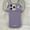 INS Brown Pink Polka Dots Purple Phone Case for iPhone 17 16 15 14 13 12 11 X XS XR XSMAX 7 8 Air Pro Max Plus Luxury