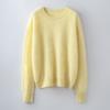 Women's Plus Size Round Neck Wool Knit Sweater - Autumn/Winter 2025 Collection