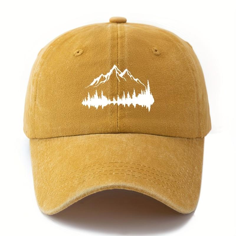 Unisex Forest Pattern Baseball Cap for Outdoor Exploration, Fishing, Hiking, Lightweight Sun Protection, Truck Driver's Cap