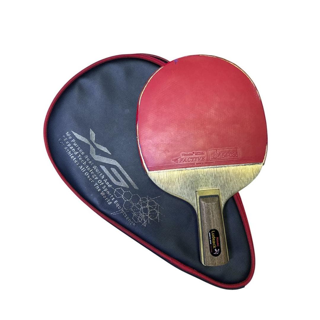 Used [Out of print] Nittaku Ludeac table tennis racket with racket case