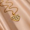 Stainless Steel Fish Scale Heart Pendant Necklaces For Women Gold Color Aesthetic Heart Pendant Necklace Trendy Jewelry mujer