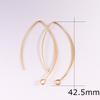 10-20pcs V-shaped Earring French Earring Hooks Findings Ear Wire Settings Base Settings For Jewelry Making Earrings Accessories