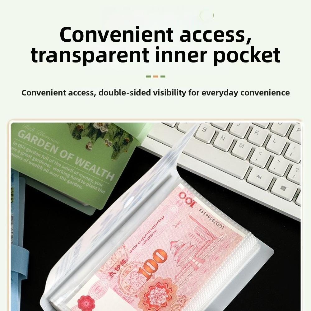 Reusable Budget Savings Book PVC Budget Notebook New Money Saving Binder  Personal Finance