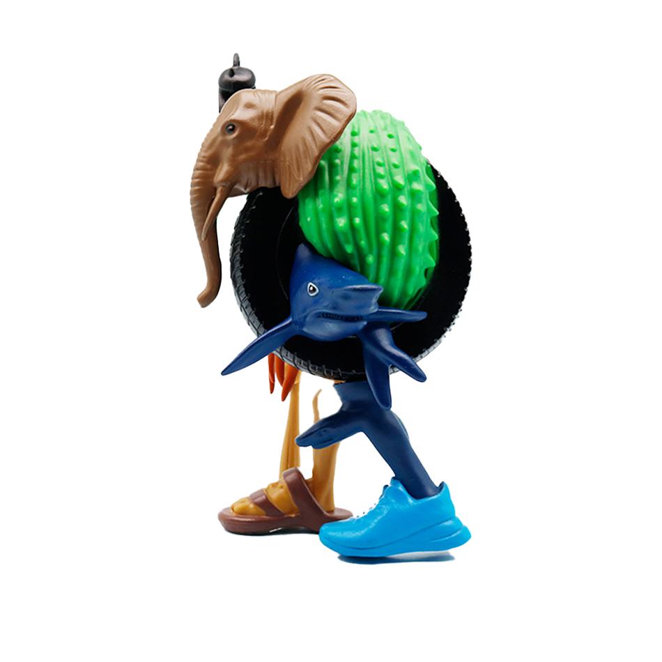 New Tung Tung Tung Sahur Tralalero Tralala Italian Brainrot Monster Fusion Edition Anime Action Figure Cartoon Ornament Toy Gift