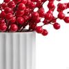 Artificial Fruits Ceramic Vase Home Desktop Planters Decoration Chinese Year Ornaments for
