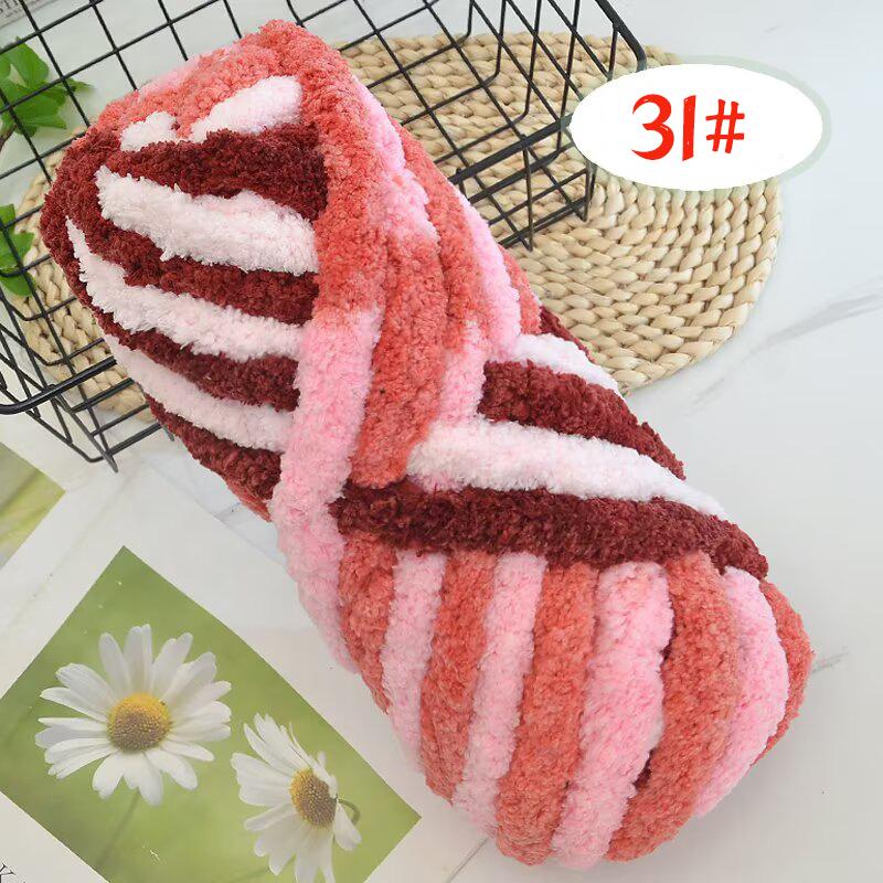 Yarn Suitable for Finger Knitting, Handmade DIY Knitting Materials, Very Thick Yarn Balls for Hand Knitting Blankets, Carpets, Cushions, Scarves, Hats