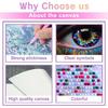 CoHraeu Eye Diamond Painting Kits for Adults-Diamond Art Kits for Eyes,Flower Eyes Gem Art Kits for Adults for Gift Home Wall Decor 8x12 inch