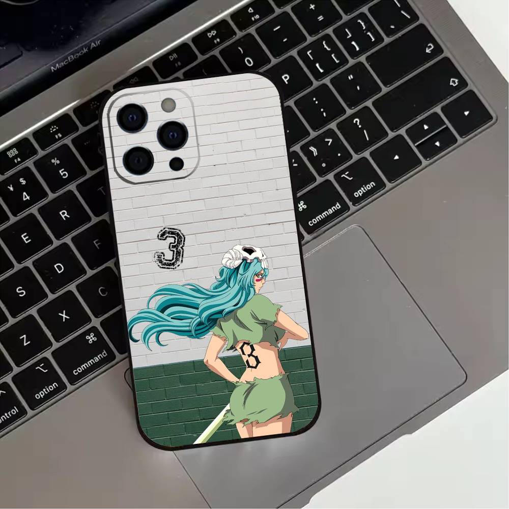 

B-BleachS N-Nelliel-s Phone Case For iPhone 17,16,15,14,13,12,11 Plus,Pro Max,XS,Soft Silicone Black Cover iPhone16promax