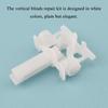 Acoeitl Vertical Blind Repair Carrier With Stem - Blinds Repair Kit, White Replacement Parts, Curtain Accessories - 10 Pcs