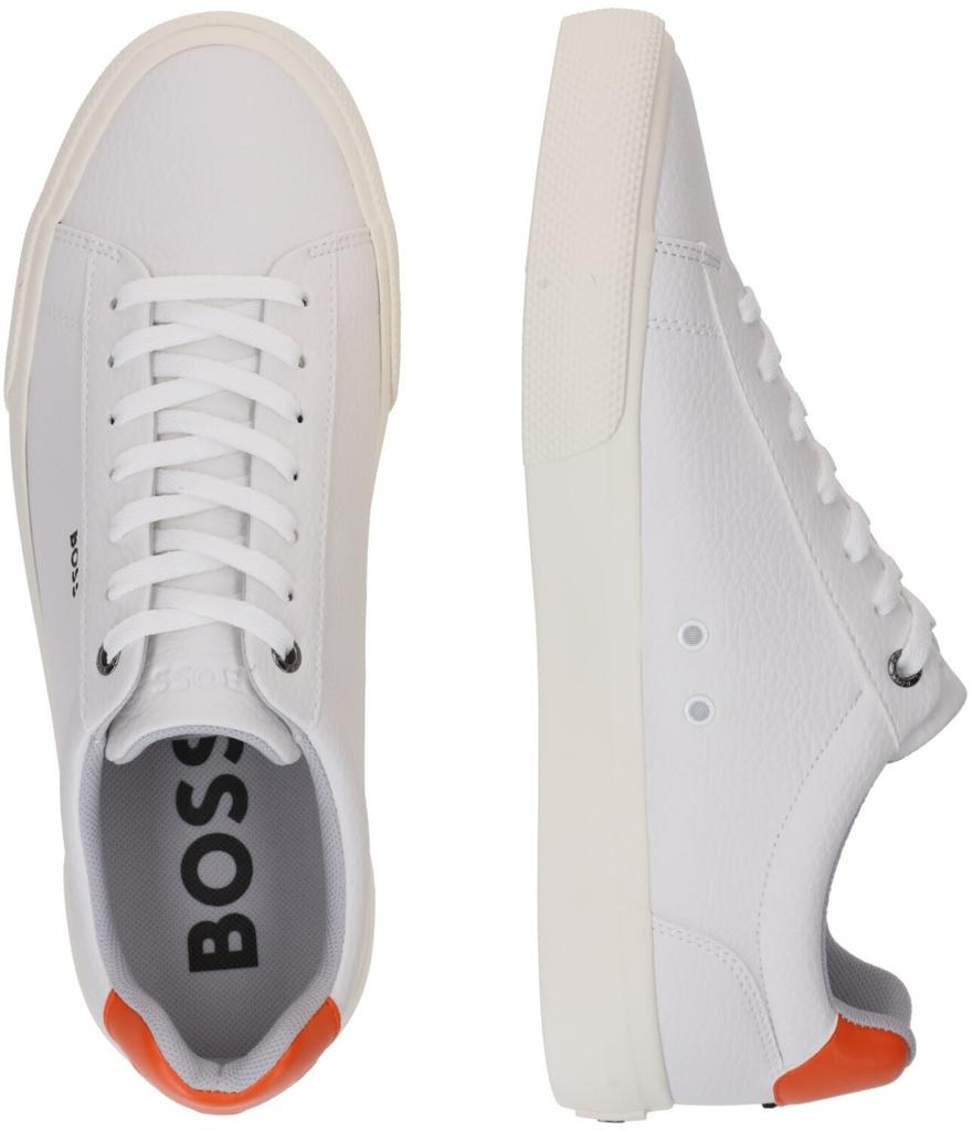 Hugo Boss Aiden Tenn Sneaker кроссовки белый оранжевый