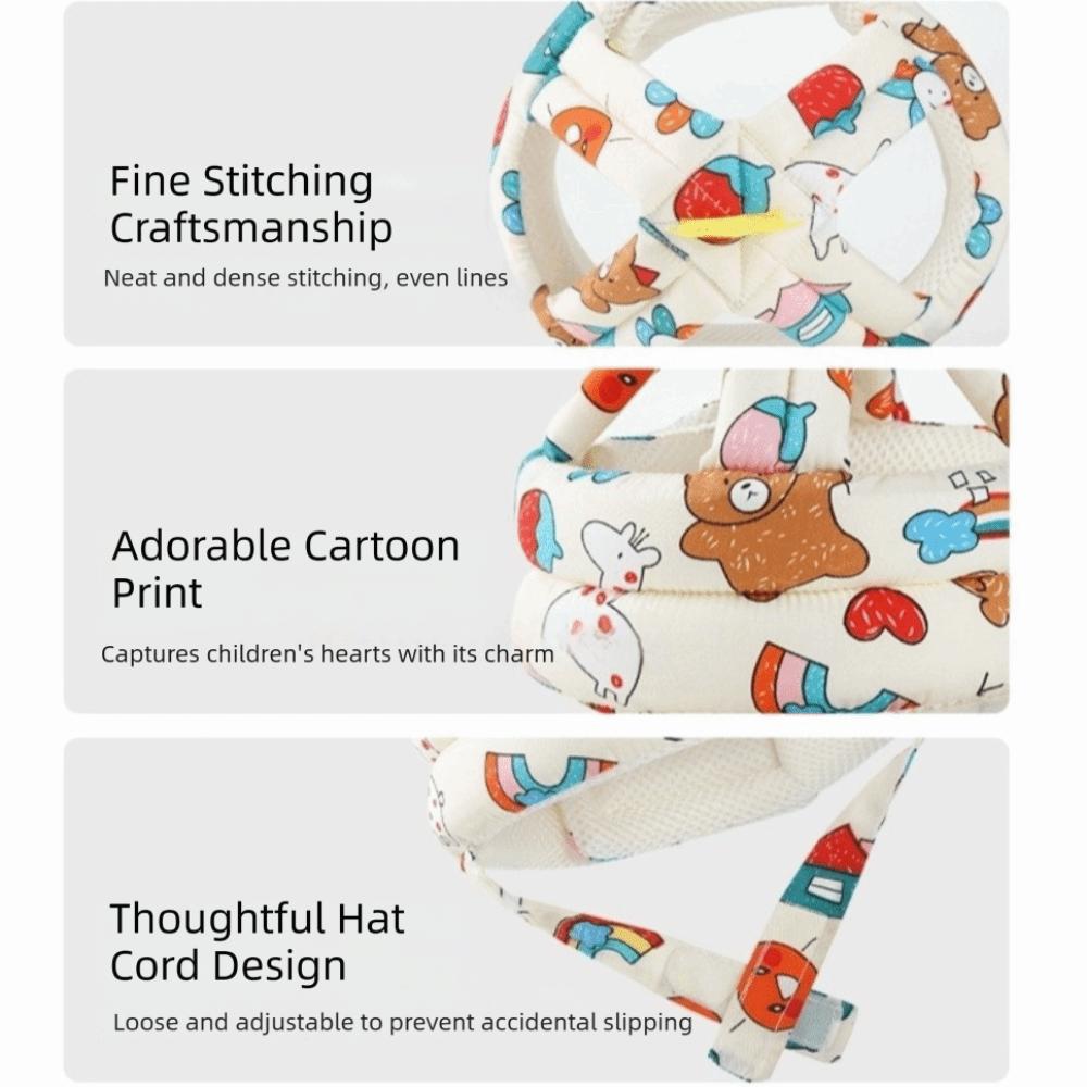 Adjustable Anti-Collision Helmet Soft Head Protector Hat Essential Infant Safety Cap  0-1Y Kid