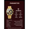 BINBOND Top Brand Man Quartz Watch Waterproof Luminous Date Chronograph Leather Wristwatch Military Sports Luxury Men's Watches