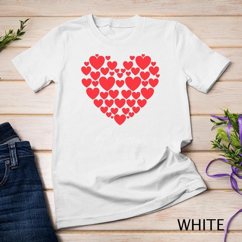 Funny Happy Valentines Day Heart Love Valentine Men Women T-Shirt Unisex T-shirt 7 3XL