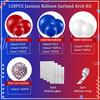 Blue Red White Balloon Package Independence Day Themed Balloon Chain Set Party Decoration