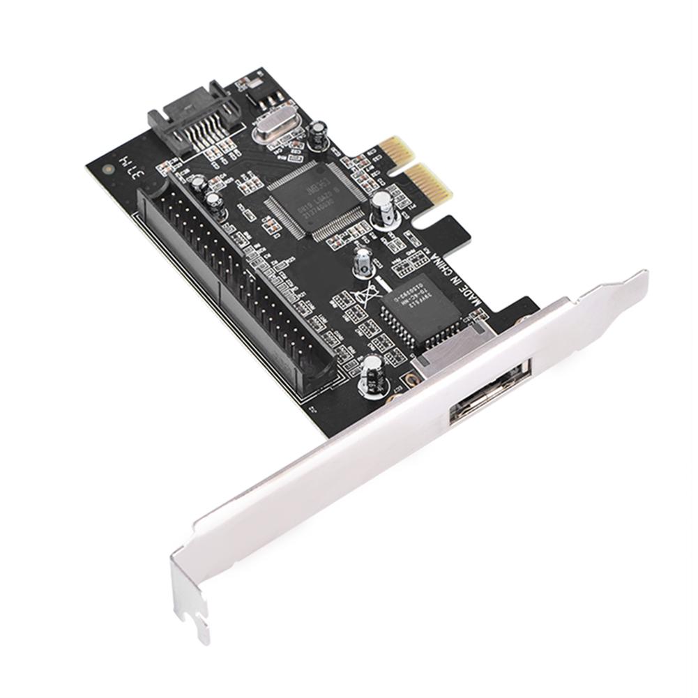 

Карта-адаптер PCI-E PCI Express до IDE ATA133 + SATA II + ESATA Raid JMB363