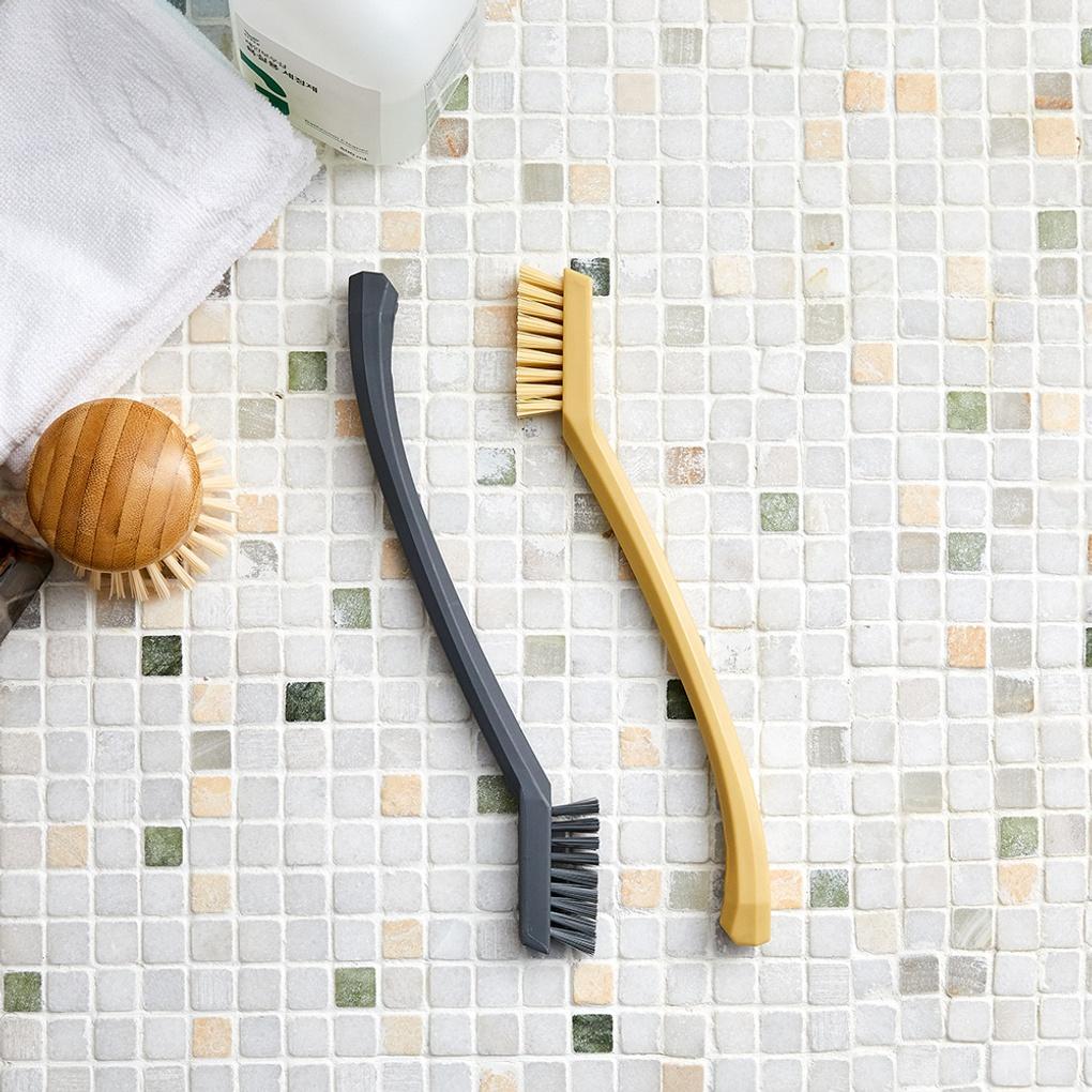 Crevice Brush for Cleaning Narrow Crevices - yellow_CL1122037