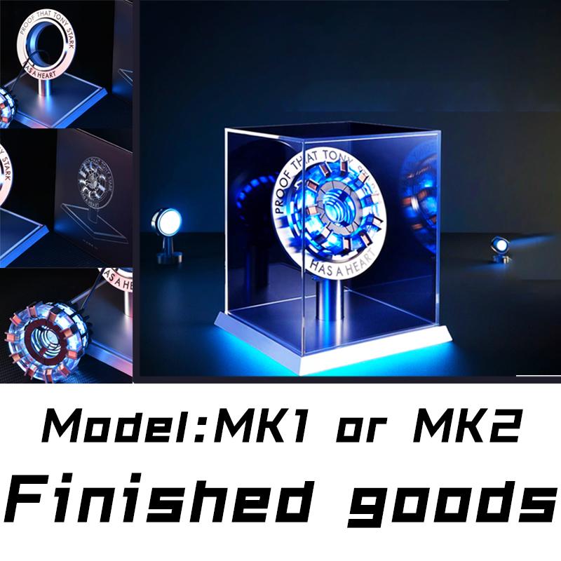 Stark Mk1 Metalllegierung USB LED Lampe - Sprachsteuerung, PVD Oberfläche, 18cm, Beweis Tony Stark Hat Ein Herz, Geschenk Für Fans