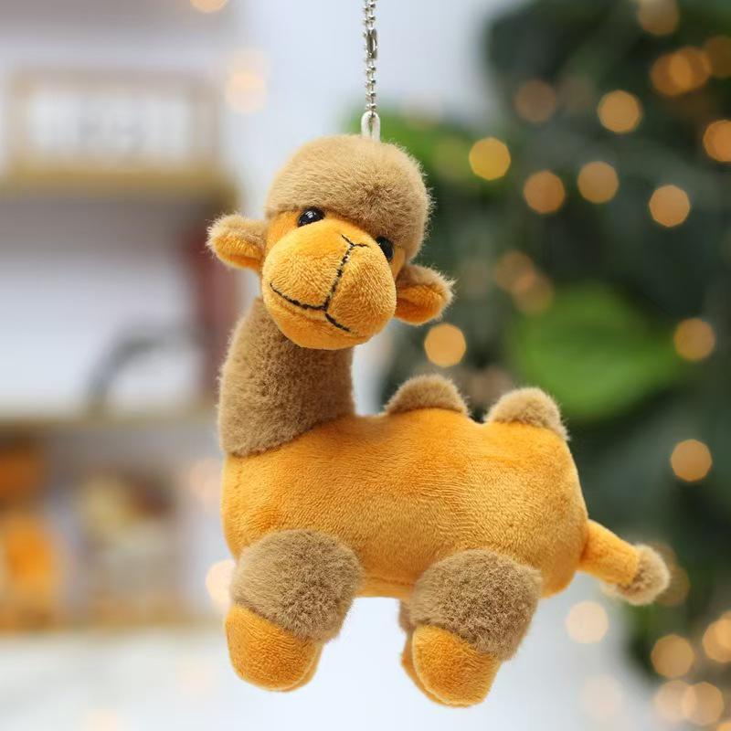 Cute Camel Plush Keychain - Adorable Desert Camel Doll Bag Charm