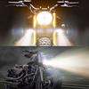 2Pcs Super Bright Motorcycle Mini Driving Light Motorcycle Fog Lights  Truck Auxiliary Lights